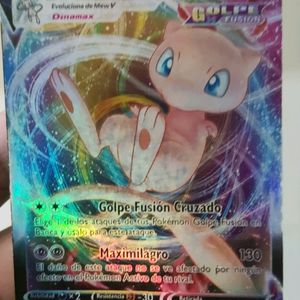 Pokemon Ultra Rare Card Of Mew VMax