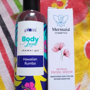 Plum Body Wash And Mermaid Serum