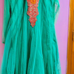 Sea Green Anarkali