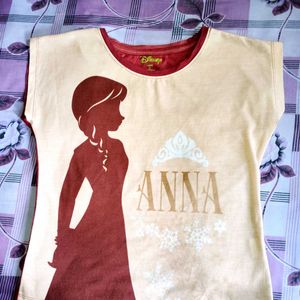 Cute Frozen Anna Top 👕💕