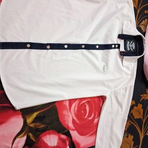 Casual White Shirt L Size