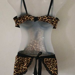 SEXY LEOPARD PRINT BABYDOLL