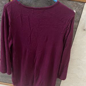 Allen Solly Purple Casual Top