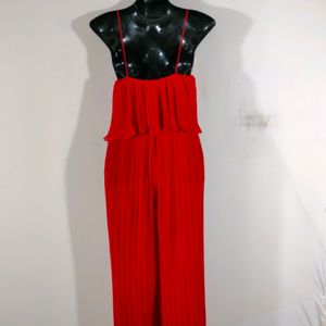 Red Casual Jumpsuit (Women's)