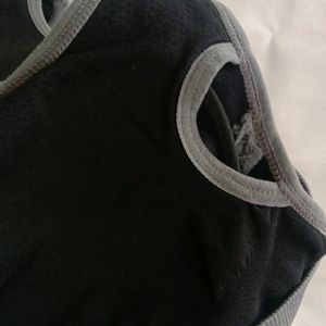 Grey black active wear