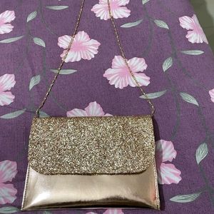 glitter sling bag