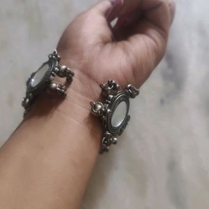 Beautiful Oxidised Silver Bracelet