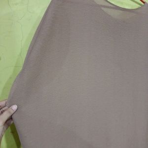 Khaki Colour Top For Women