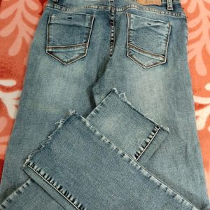 Blue Denim Jeans - Waist 26-28