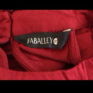 Faballey Maroon Dress 👗👗