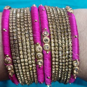 1 set Bangles With  Elastic Bracelet