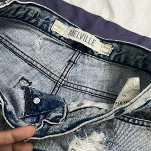 brandy melville distressed shorts