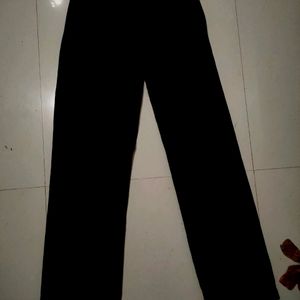 Black Straight Denim Jeans For Women