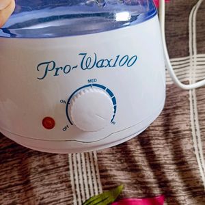 Combo Wax Heater  Machine And Strips, Sleek Wipe