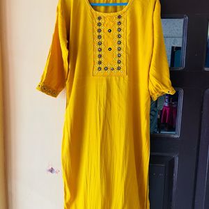 Yellow Kurti