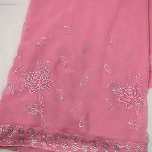 Pink Saree