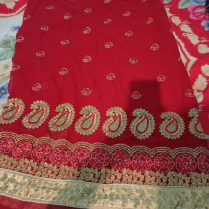 Maroon Colour Fancy Saree