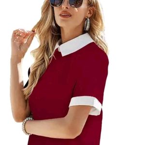 Wine Color Stylish Top