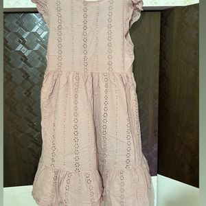 Western Frock Knee Length With Frills