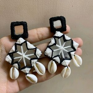 Navratri Fabric Earrings 😍