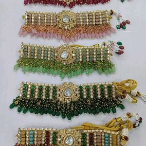 Polki Kundan Choker Set