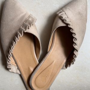 Nude Swirl Mules