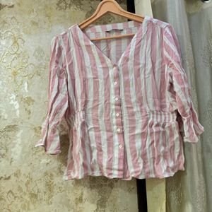 DNMX double Striped Cute Top