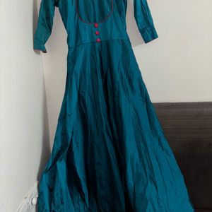 Beautiful Floor Length Silk Kurta