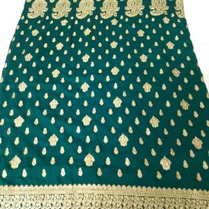 Karva Chauth Special Green Saree