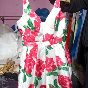 Birthday Frock Floral Flared Dress Urbanic