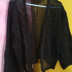 Netted Over Coat