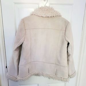 Zara Suede Biker Jacket