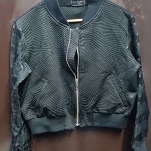 Stylish Biker Bomber Jacket (Bust-38,40)