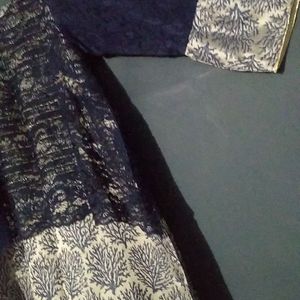 Fabulous Navy Blue Ethnic Gown