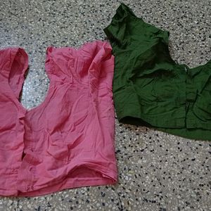 Set Of 2 Cotton Blouses- used