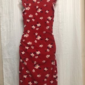 Old Navy Printed Midi Dress