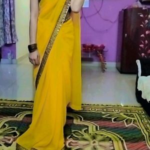 💛Yellow Saree 💛