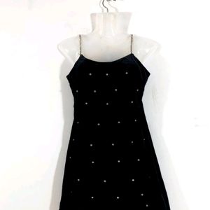 Beautiful Flair Stone Studded Dress