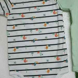 Pack Of 3 Cotton Rompers 18 To 24 M