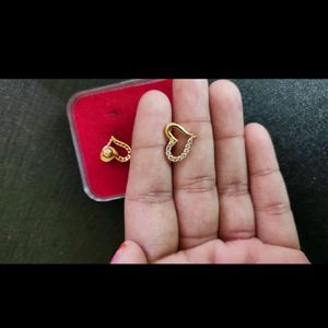 1 Gram Gold Plated Earrings