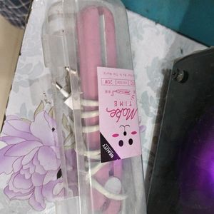 Mini Hair Straightener Pink Colour