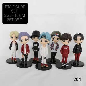 Bts K-pop Miniature Set Of 7 Pcs 15 Cm