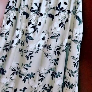 Floral Printed Skirt Not Used Completely New