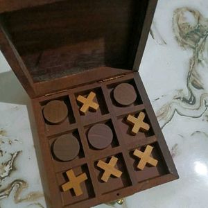 Tic Tac Toe Wood Board