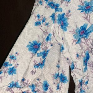 Floral Korean Style Tops For Girls Womens