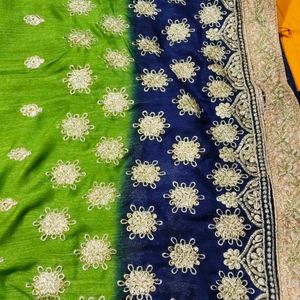 Double Colour Saree