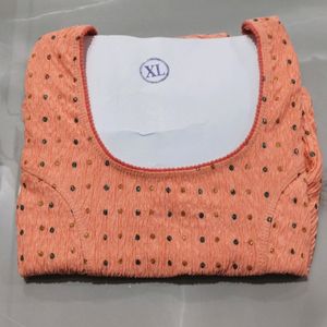 Orange Readymade Blouse.....