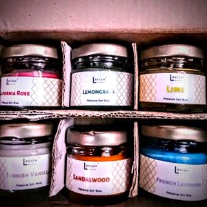 Scented Candles (Pack Of 6)