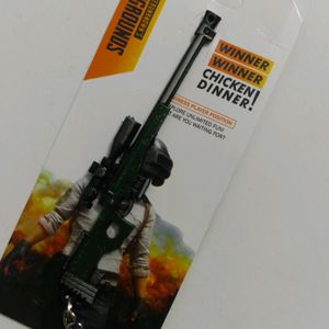 PUBG Gun/Sniper Metal Keychain