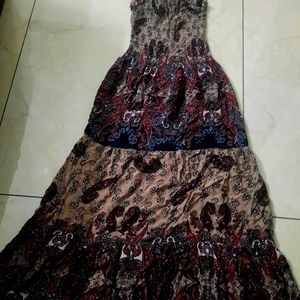 Vintage Japanese Art Classic Gown